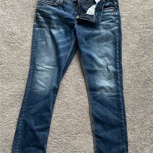 Silver Jeans Women's Suki Straight Blue Jeans 34 X 32